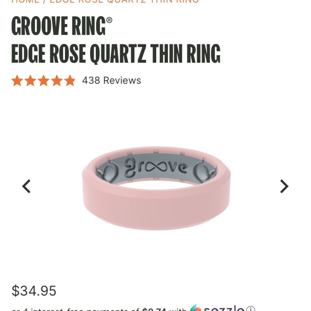 Women’s Groove Ring size 5